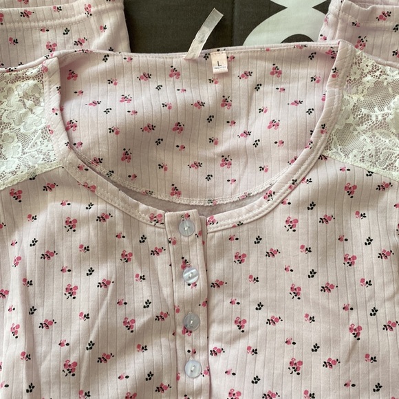 Baby Touch Floral Pajamas - Picture 2 of 6